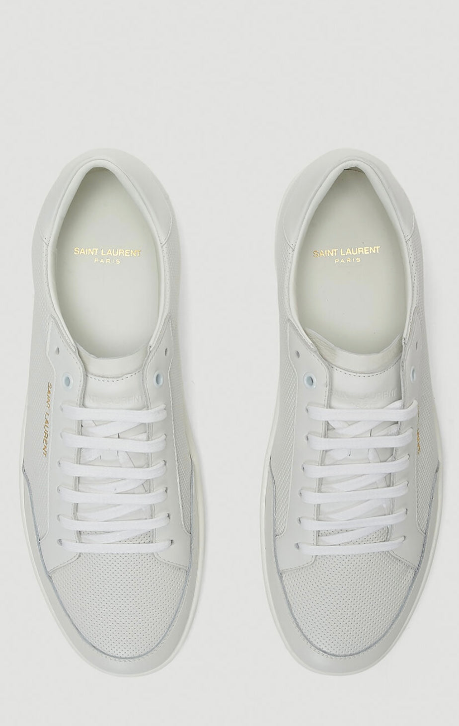 Saint Laurent SL/61 Leather Sneakers (white)