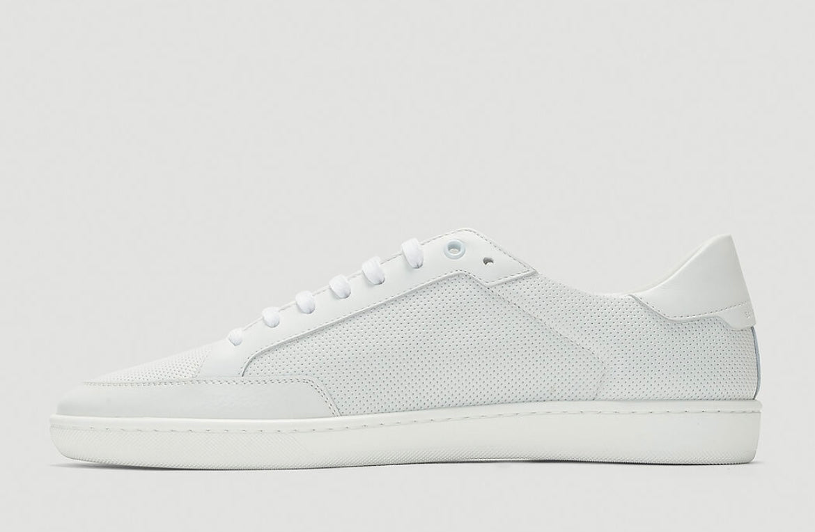 Saint Laurent SL/61 Leather Sneakers (white)