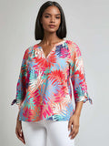 Jones New York Linen Blouse