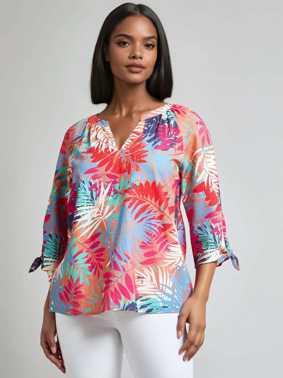Jones New York Linen Blouse
