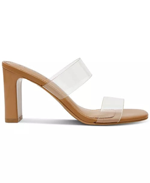 Wild Pair Zandria Clear Vinyl Dress Heels