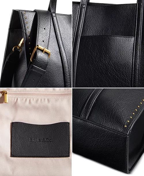 Style & Co Boxy Medium Tote Bag